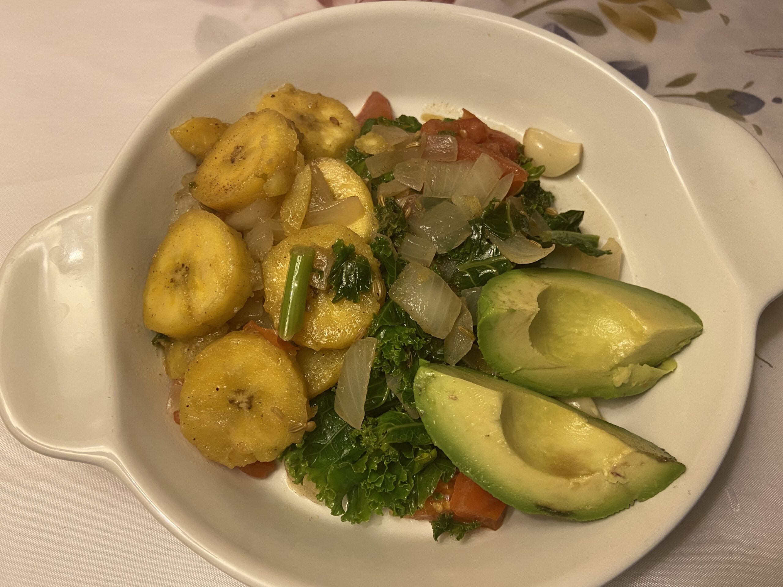 Avocado And Sweet Plantation Dinner Idea